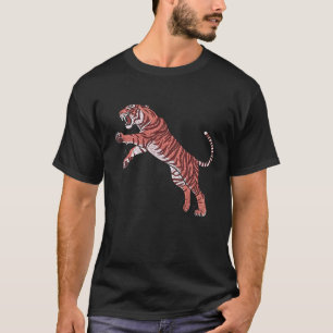 Fierce Roaring Tiger Streetwear T-Shirt Design