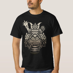 Fierce Samurai Warrior – Bold Japanese Armor T-Shirt