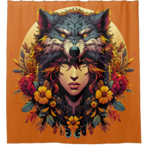 Fierce Shower Curtain