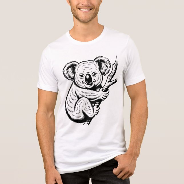 Fierce Snarling Wolf Aggressive Wild Predator Tri-Blend Shirt (Front)