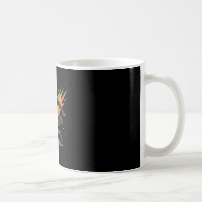 Fierce Soccer Wolf Power Kick  Coffee Mug (Right)