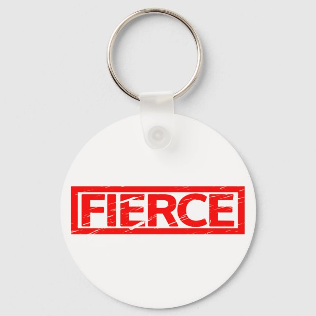 Fierce Stamp Key Ring (Front)