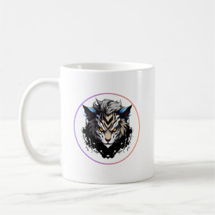 Fierce Tiger Anime Coffee Mug