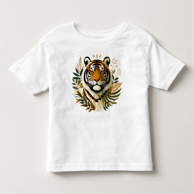 Fierce Tiger Design T-Shirt (Front)