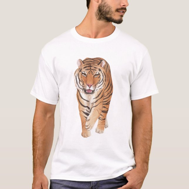 Fierce Tiger Graphic Tee shirt  (Front)