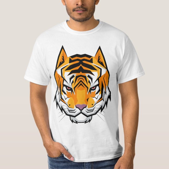 Fierce Tiger Graphic Tee"shirt  T-Shirt (Front)