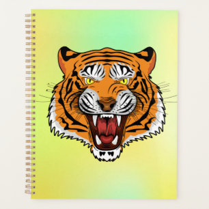 Fierce Tiger Head Illustration-24327 Hoodie Planner