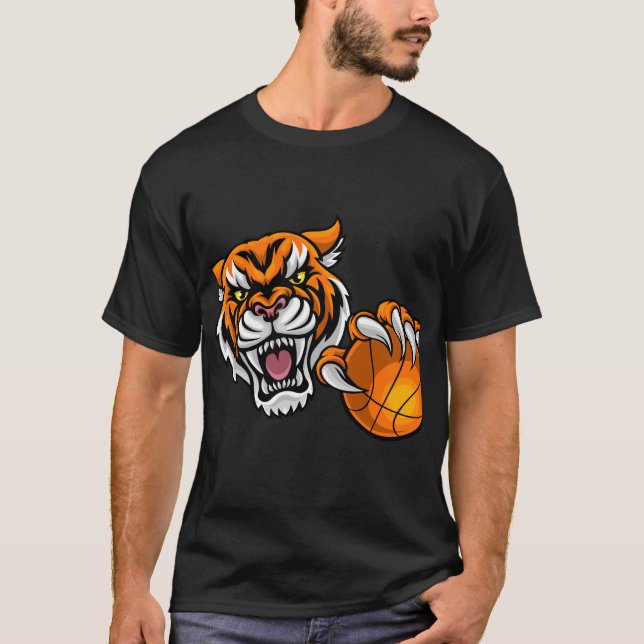Fierce Tiger Roar - Wild Spirit Collection T-Shirt (Front)