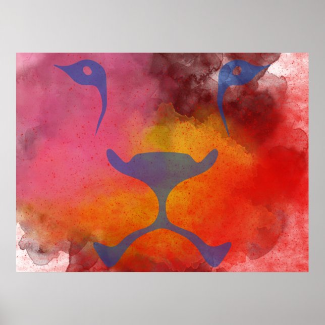 Fierce Tiger Shadow Poster (Front)