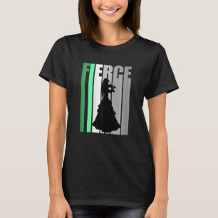 Fierce Violin Girl Artistic Teammate Kid Violinist T-Shirt