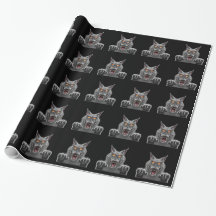Fierce Werewolf Wrapping Paper