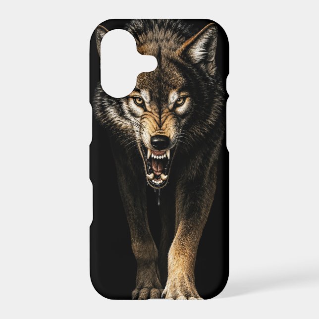 Fierce Wolf – Angry Wild Wolf Predator (Back)