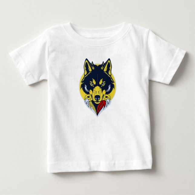 Fierce Wolf Head T-Shirt  (Front)