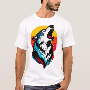 Fierce Wolf Streetwear Shirt – Bold Animal