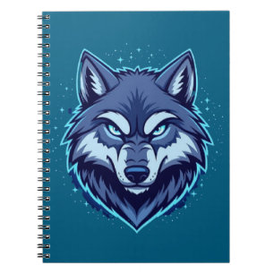 Fierce Wolf – Symbol of Strength and Freedom Notebook