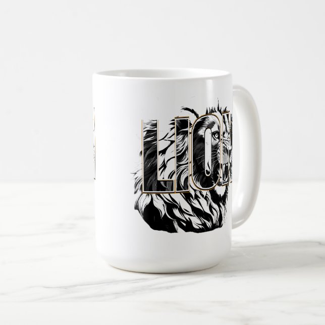 FierceLion Coffee Mug (Front Right)
