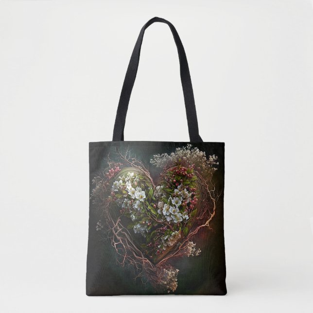 Fierceness of Heart Tote Bag (Front)