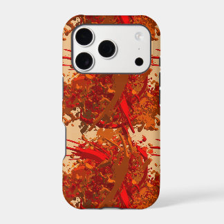 Fiery Abstract Paint Splash Phone Case