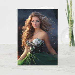 Fiery Beauty Card