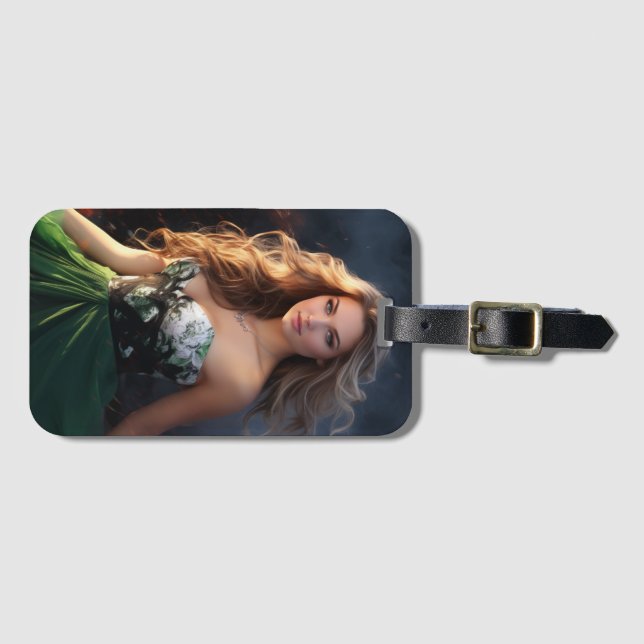 Fiery Beauty Luggage Tag (Front Horizontal)