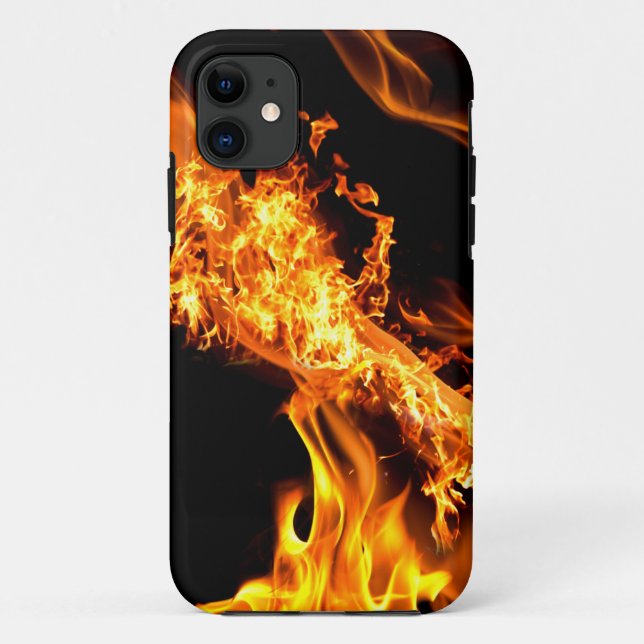 Fiery Blaze Burning Flames Fire Lover Case-Mate iPhone Case (Back)