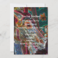 Fiery Carousel Horse Fantasy Art Party