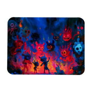 Fiery Chaneques Dancing Magnet