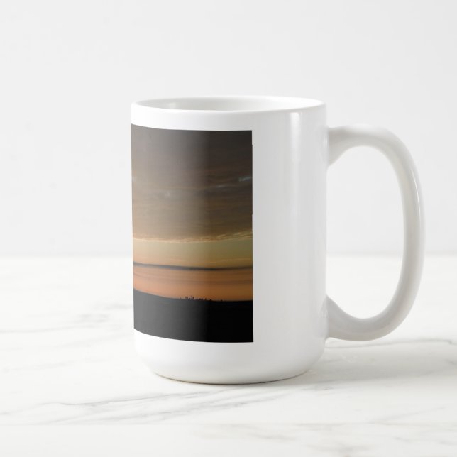 Fiery Cleveland Sunset 2024 Coffee Mug (Right)