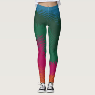Fiery Colour Palette Leggings