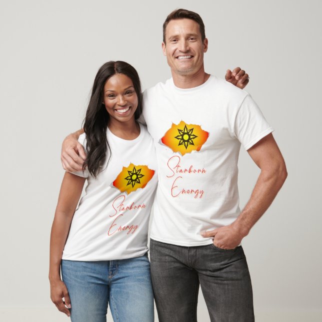 Fiery Compass Star Tear T-Shirt (Unisex)