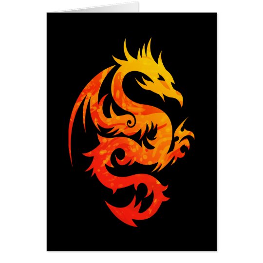 FIERY DRAGON CARD