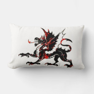 Fiery Dragon Lumbar Cushion