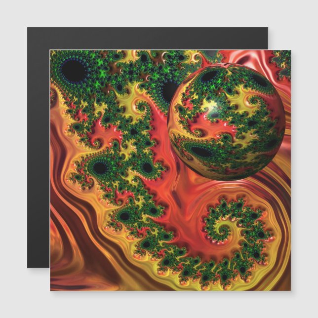 Fiery Elegance - A Study in Complexity Card (Front/Back)