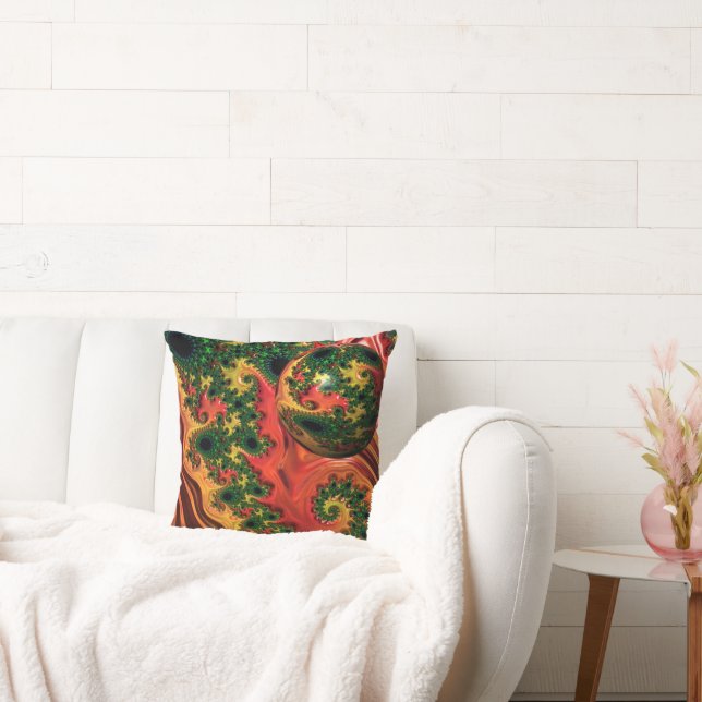Fiery Elegance - A Study in Complexity Cushion (Couch)