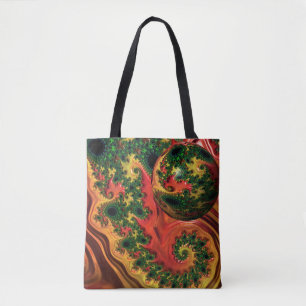 Fiery Elegance - A Study in Complexity Tote Bag