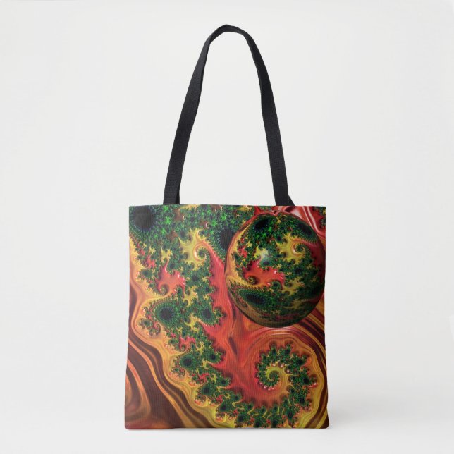 Fiery Elegance - A Study in Complexity  Tote Bag (Front)