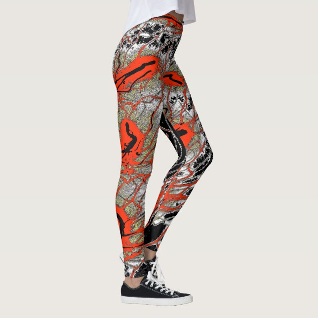 Fiery Energy Leggings (Right)