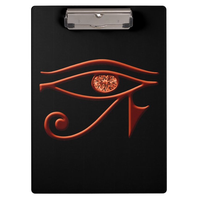 Fiery Eye Of Horus Clipboard (Front)