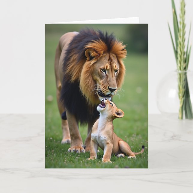 Fiery Fathers Day Cub Card (Front)