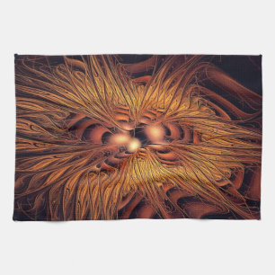 Fiery Filaments Tea Towel