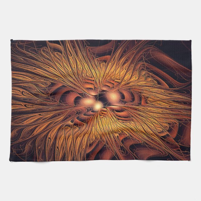 Fiery Filaments Tea Towel (Horizontal)