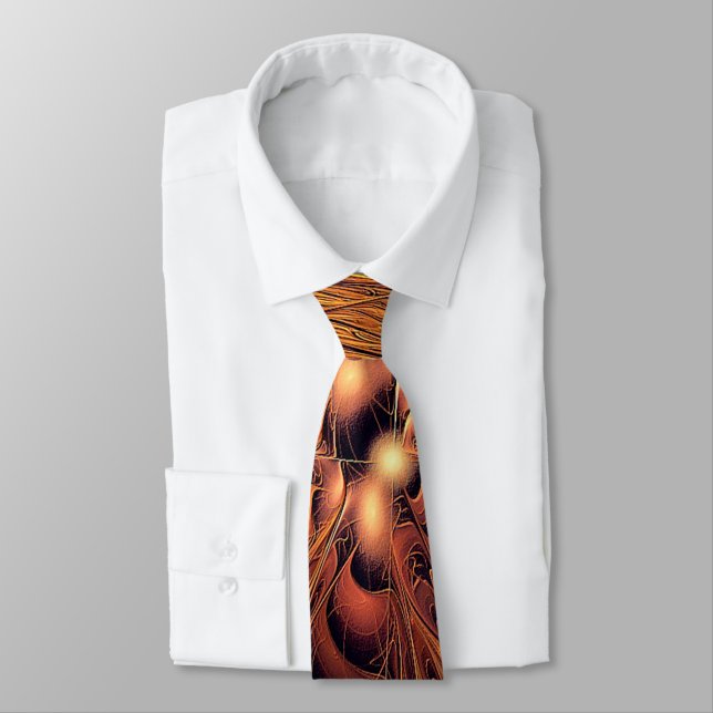 Fiery Filaments Tie (Tied)