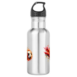 Fiery Football Motion Graphic Coffee Mug 532 Ml Water Bottle