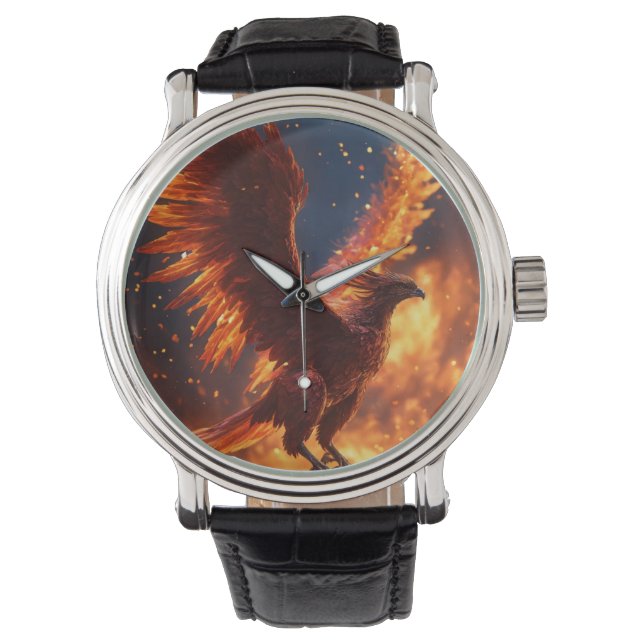 Fiery Galaxy Watch Face (Front)