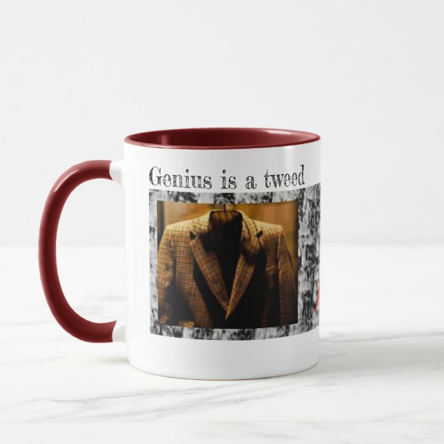 Fiery genius tweed mug (Left)