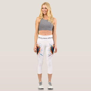 Fiery Heartbeat Leggings – Electrifying Love State