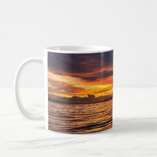 Fiery Island Sunset, Brisbane, Australia Coffee Mug