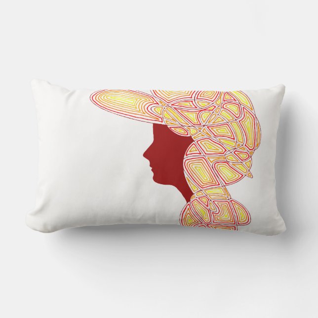 Fiery Lady Lumbar Cushion (Front)