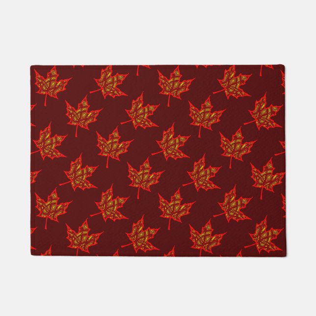 Fiery Leaves Doormat (Front)