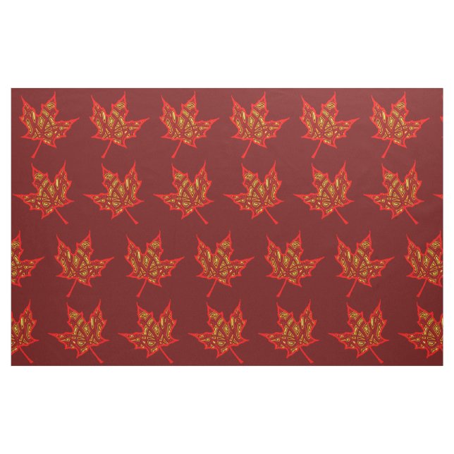 Fiery Leaves Fabric (Fat Quarter)